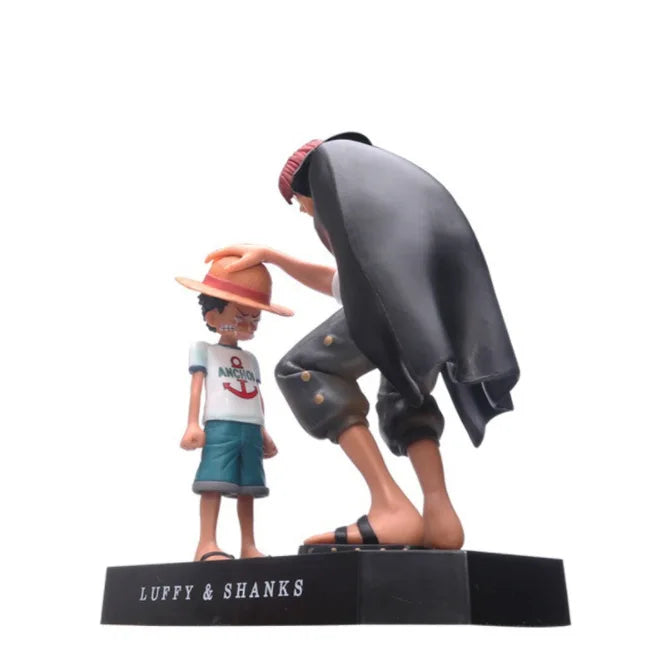 18cm One Piece Straw Hat Luffy Anime Action Figure Model Trendy Toy Desktop Collection Ornament Static Statue Doll Creative Gift