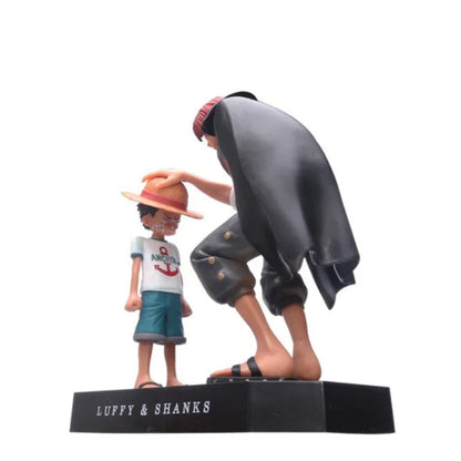 18cm One Piece Straw Hat Luffy Anime Action Figure Model Trendy Toy Desktop Collection Ornament Static Statue Doll Creative Gift
