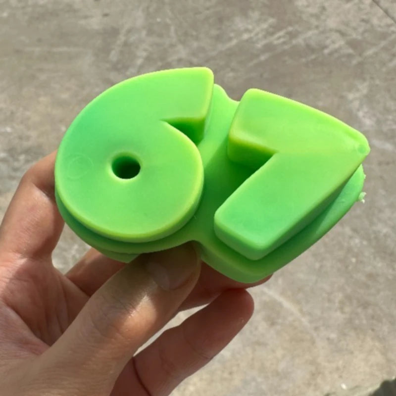 Squishy Six Seven Maltose Fidget Toy Hot Internet Buzzwords of The Hit 67 Series Squeeze Toy Decompression Toy X-mas Gift