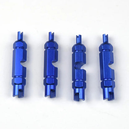 3-in-1 Bike Multifunctional Valve Core Remover Tool Wrench Spanner For Bicycle Schrader and Presta Valve Extender