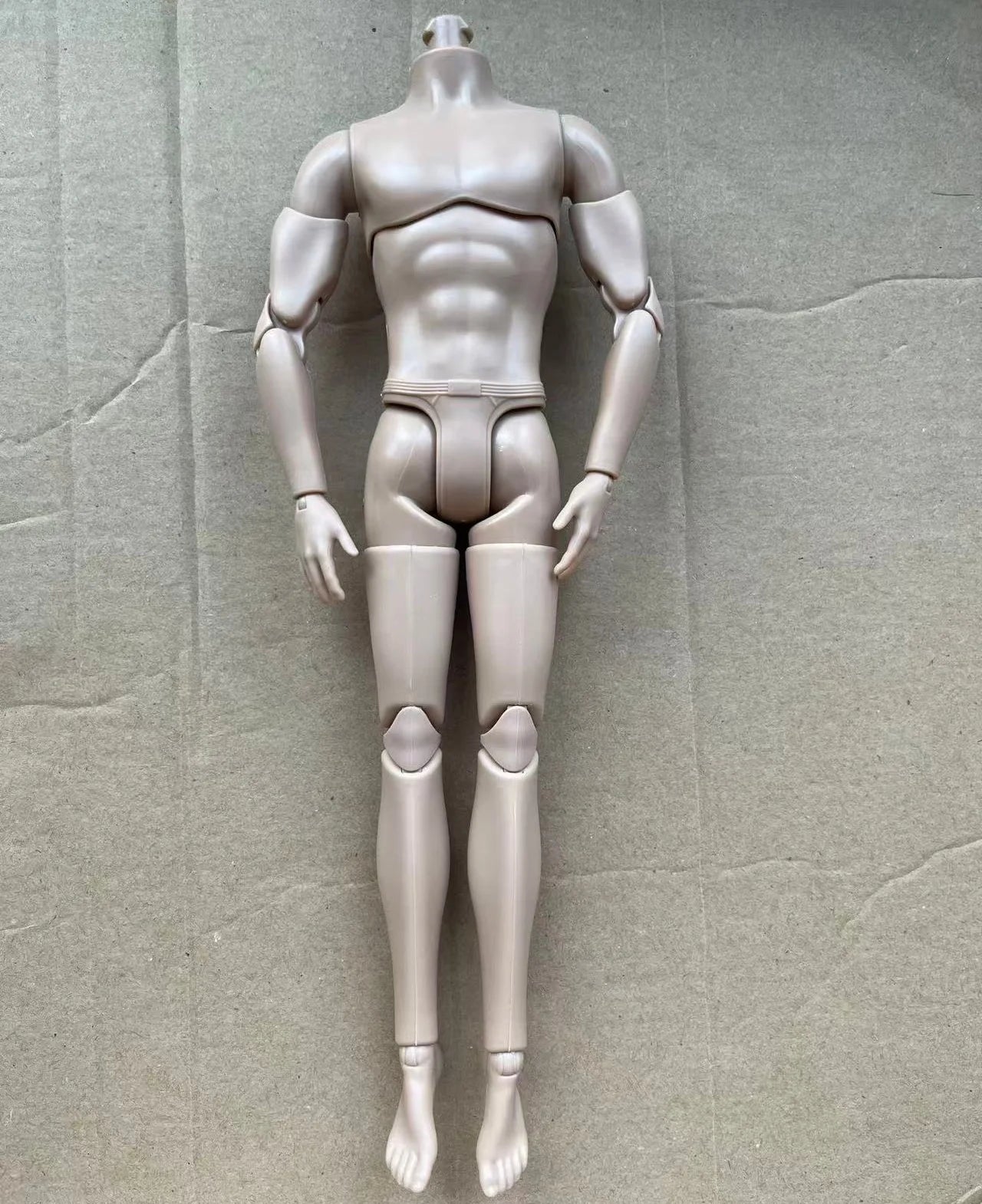 30CM Beige Coffee 1/6 Male Yoga Doll Body DIY Dressing Doll Figure Parts Accessories for Collectible Toys