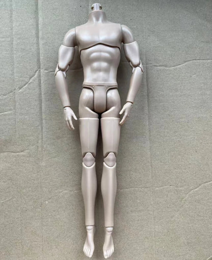 30CM Beige Coffee 1/6 Male Yoga Doll Body DIY Dressing Doll Figure Parts Accessories for Collectible Toys