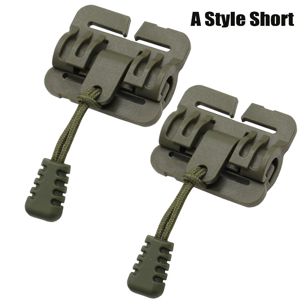 1 Pair Tactical Vest Quick Release Buckle Rapid Open Connector Shoulder Webbing Cummerbund for Hunting Vest Accessory