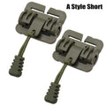 1 Pair Tactical Vest Quick Release Buckle Rapid Open Connector Shoulder Webbing Cummerbund for Hunting Vest Accessory
