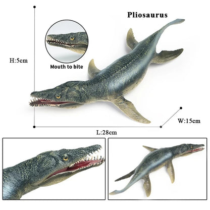 Oenux Prehistoric Savage Mosasaurus Megalodon Mammuthus Jurassic Dinosaurs Sea Life Animals Model Action Figures Toy Kids Gift