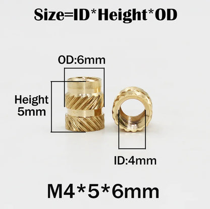 New Brass Heat Set Insert Nut Embedded Manual Implantation Machine Hot Melt Plastic Inserts 3D Printing Press Soldering Iron Tip