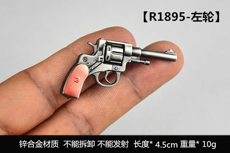 1/6 Scale Miniature Gun Plastic Rifle Set Assembly P92 M1911 98K MP5K Model Not Fired for 12" Action Figure Doll Accessories