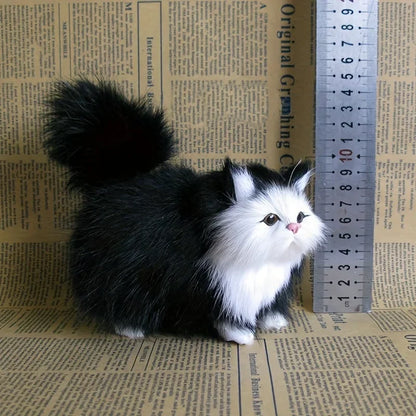 Lifelike Cat Plush Toy - Ultra-Soft Realistic Stuffed Animal | Valentine's Birthday Christmas Gift