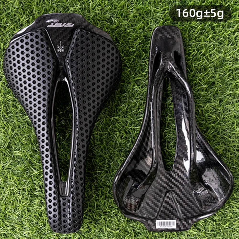 RYET 3D Printed Bicycle Saddle 120g Carbon Cushion Super Light Bike Seating for MTB Gravel Road Bike Seat Cycling Accessories