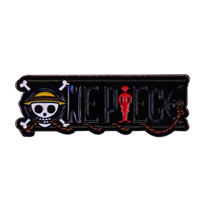 Japanese Anime Enamel Pin Cute Lapel Pin Devil Fruit Brooches for Backpack Manga Badges Jewelry Accessories