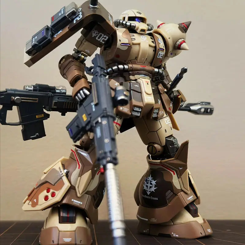 Hg 1/144 Ms-06gd Zaku Southern Cross Star Selma Assembly Action Figures Robot Plastic Model Children'S Educational Toys Gift