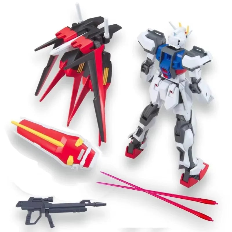 HG 1/144 Strike Dog Fighter GAT-X105 Mech Assembly Model Kit Action Figures Boys' Puzzle Toys Collectible Desktop Decoration