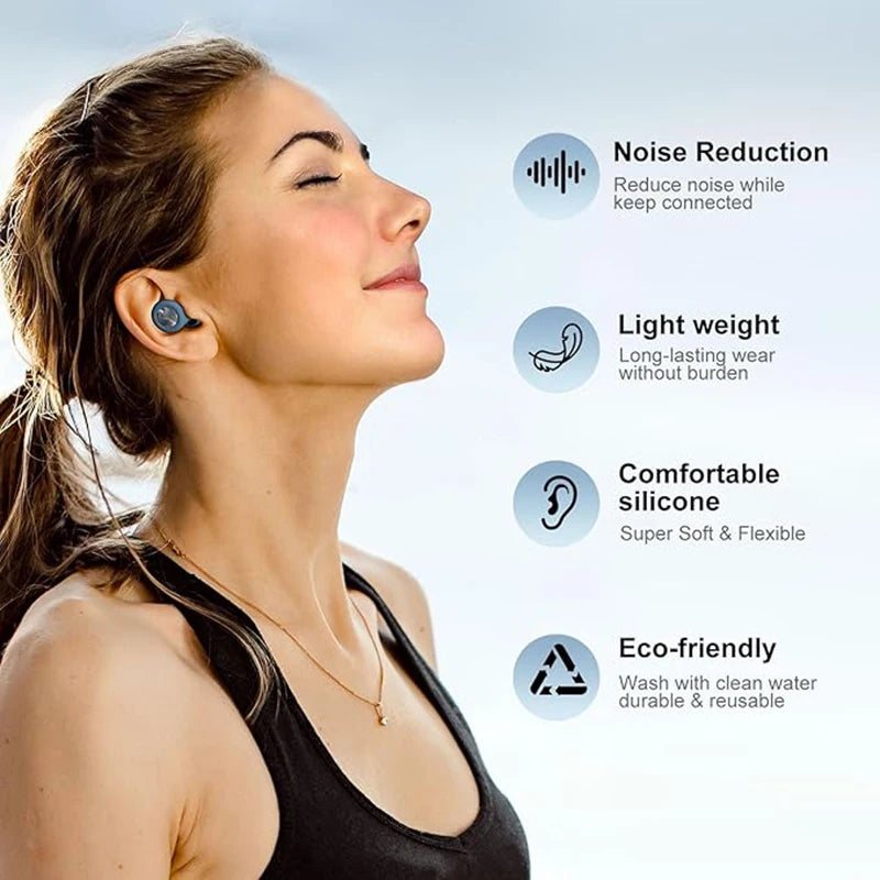 Silicone Ear Plugs Sleeping Earplugs Noise Reduction Waterproof Ear Plug for Swimming Ear Plug Protection Earplugs Set Oordopjes