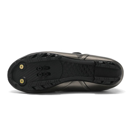 2026 MTB Cycling Sneaker Men A5 Leather Self-Locking Cleat Spd Road Bike Shoes Women Flat Trail Train Mountain Bicycle Shoes