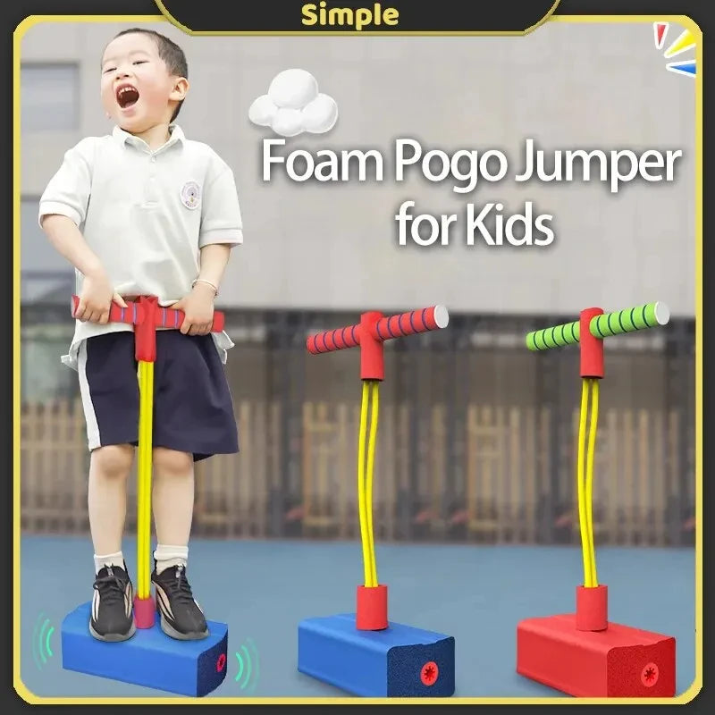Gifts for 3+Old Boys Girls Foam Pogo Jumper for Kids Outdoor Toys for Autistic Kids Toys Fun Toys Presents for Girls Autism Toys