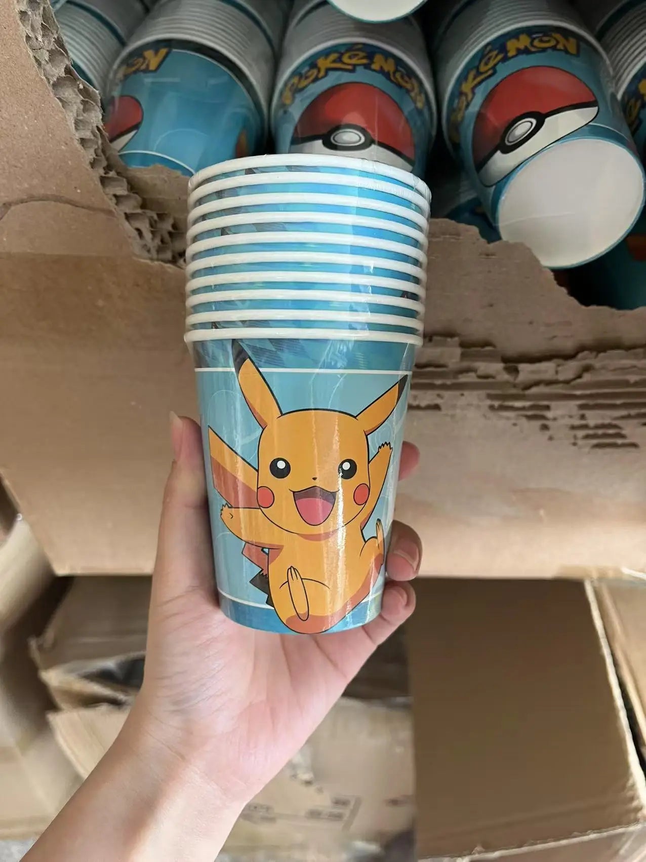 Decoration Pokemon Birthday Party Hats Pikachu Disposable Tableware Tablecloth Cup Plate Napkin Baby Shower Party Favors Pokemon