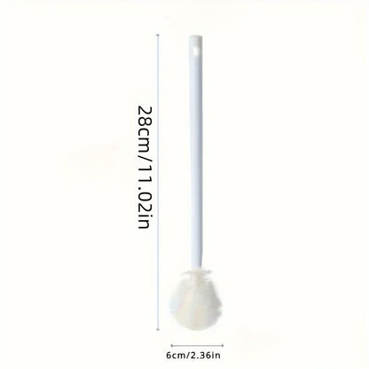 Foldable 360 degree comprehensive cleaning silicone brush with long handle design, reusable for bottles and cups