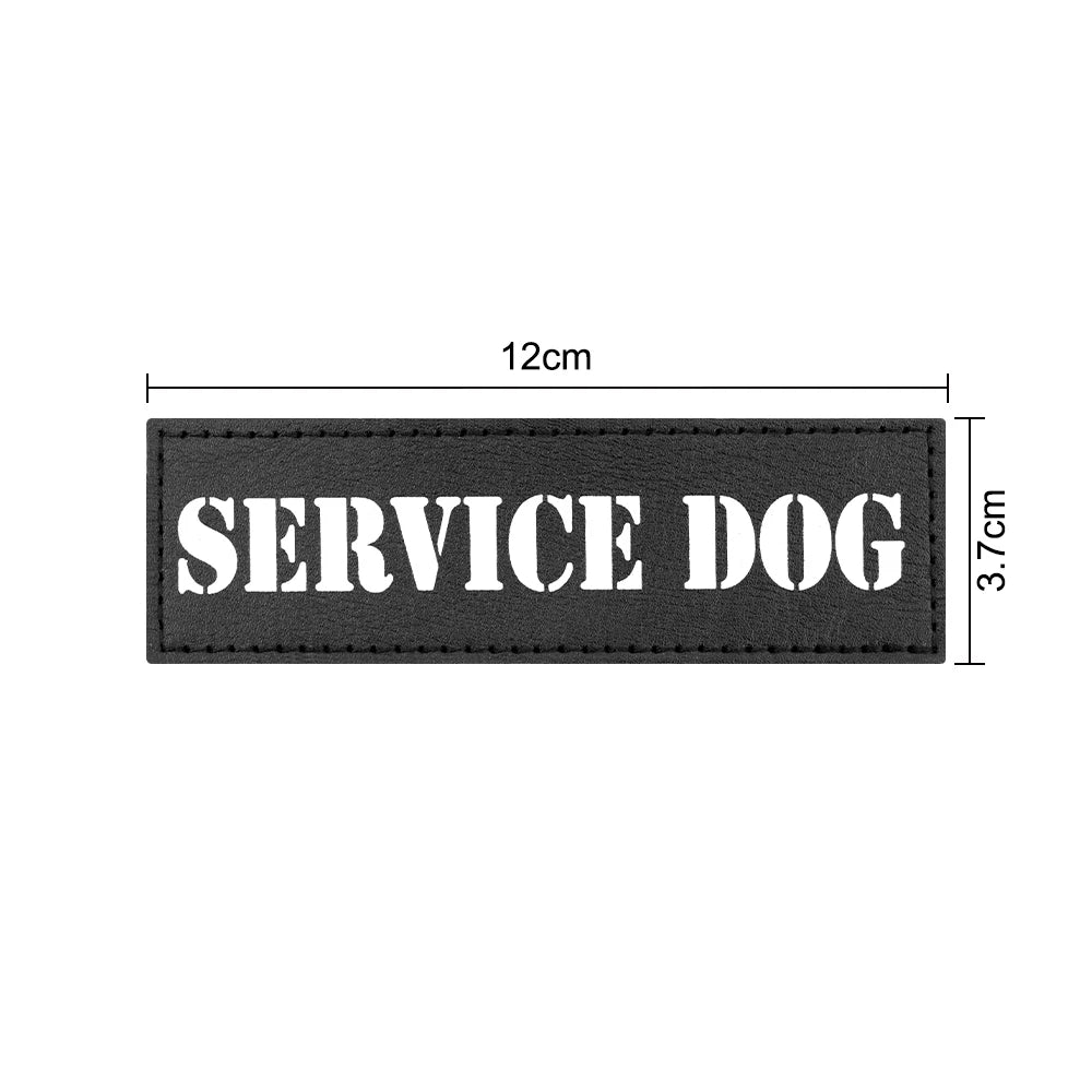 1 Piece Dog Patch for Service Dog Vest Cat Vest Removable Tactical Harness Service Dog Puppy Training Embroidered Patch