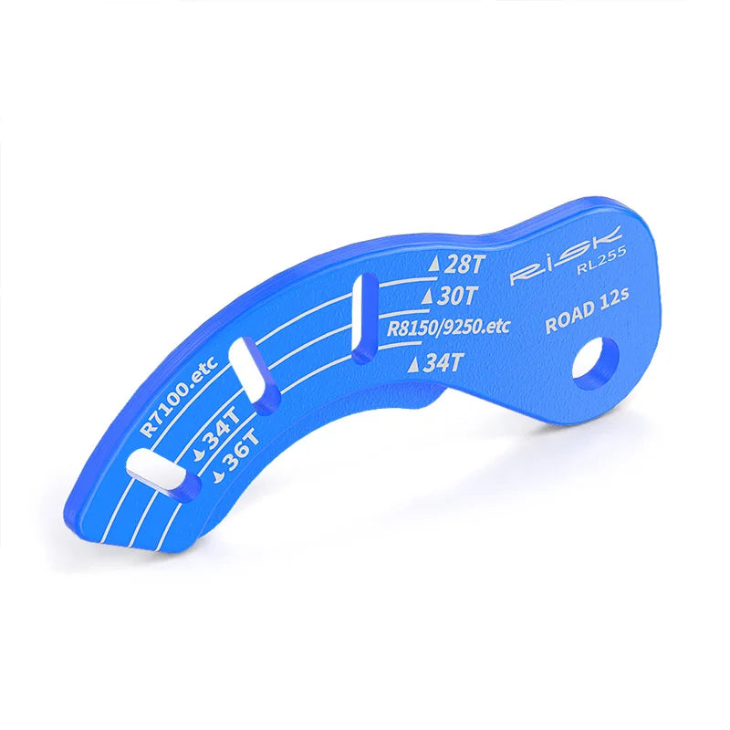 RISK 12T Electric Rear Derailleur Adjuster Adjustment Gauge Guide Tool Chain Gap Tool for Road Bike R7100 R7150 RX820 R8150