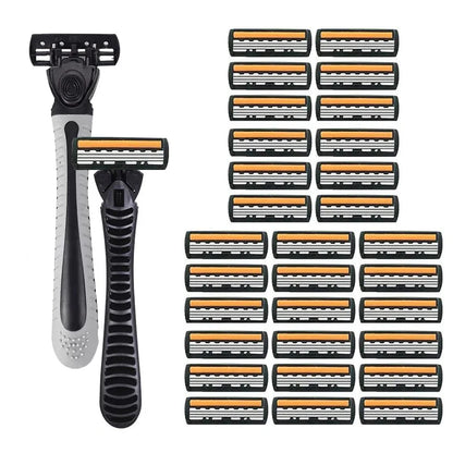 Shaver Brand New Design Men Razor Shaving Two Layer Shaver Reusable Razor Imported Blade Multi Tool Head Change