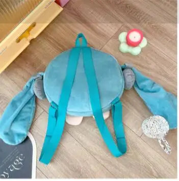 Hatsune Miku Shoulder Bag Backpack Cute Anime Girl Plush Cartoon Kawaii Knapsack Student Bag Packet For Kids Gifts Toys