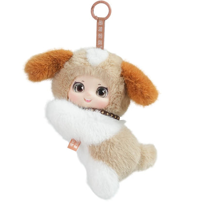 Vinyl Doll Cute Animal 8 Kinds Of Options Prone Series Dog Panda Rabbit Deer Collection Toys Charms Gift For Birthday Girl Favor