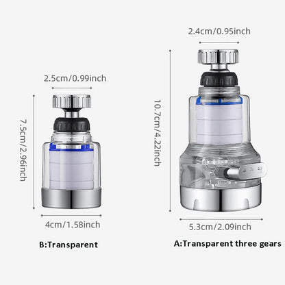 Baokemo 360 Rotating Water Purifier Filter Tap Universal For Kitchen Bathroom Shower Household Filter PP Cotton High Density