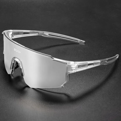 SCVCN Fashion Sunglasses for Men Sport Cycling Glasses Bike Bicycle Hiking Camping Golf UV400 Protection Glasses Women Baseball