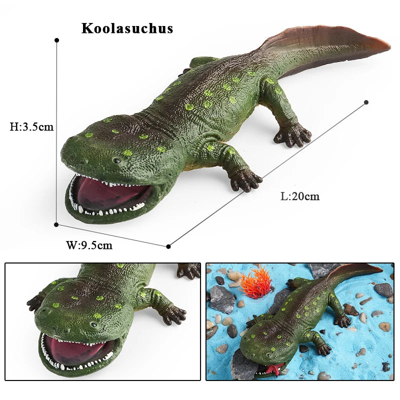 Oenux Prehistoric Wild Animals Simulation Armadillo Doedicurus Sabretooth Model Action Figures PVC Collection Toy For Kid Gift