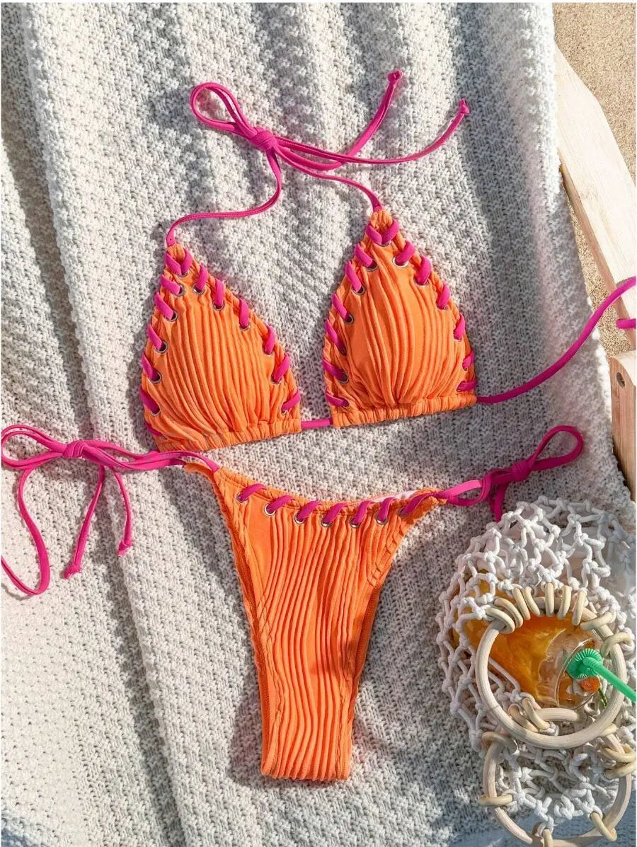Sexy Bikinis 2026 Women's Swimwear Female Swimsuit For Swimming Wear Bathing Suits Brazilian Bikini Set Beachwear Pool Bather