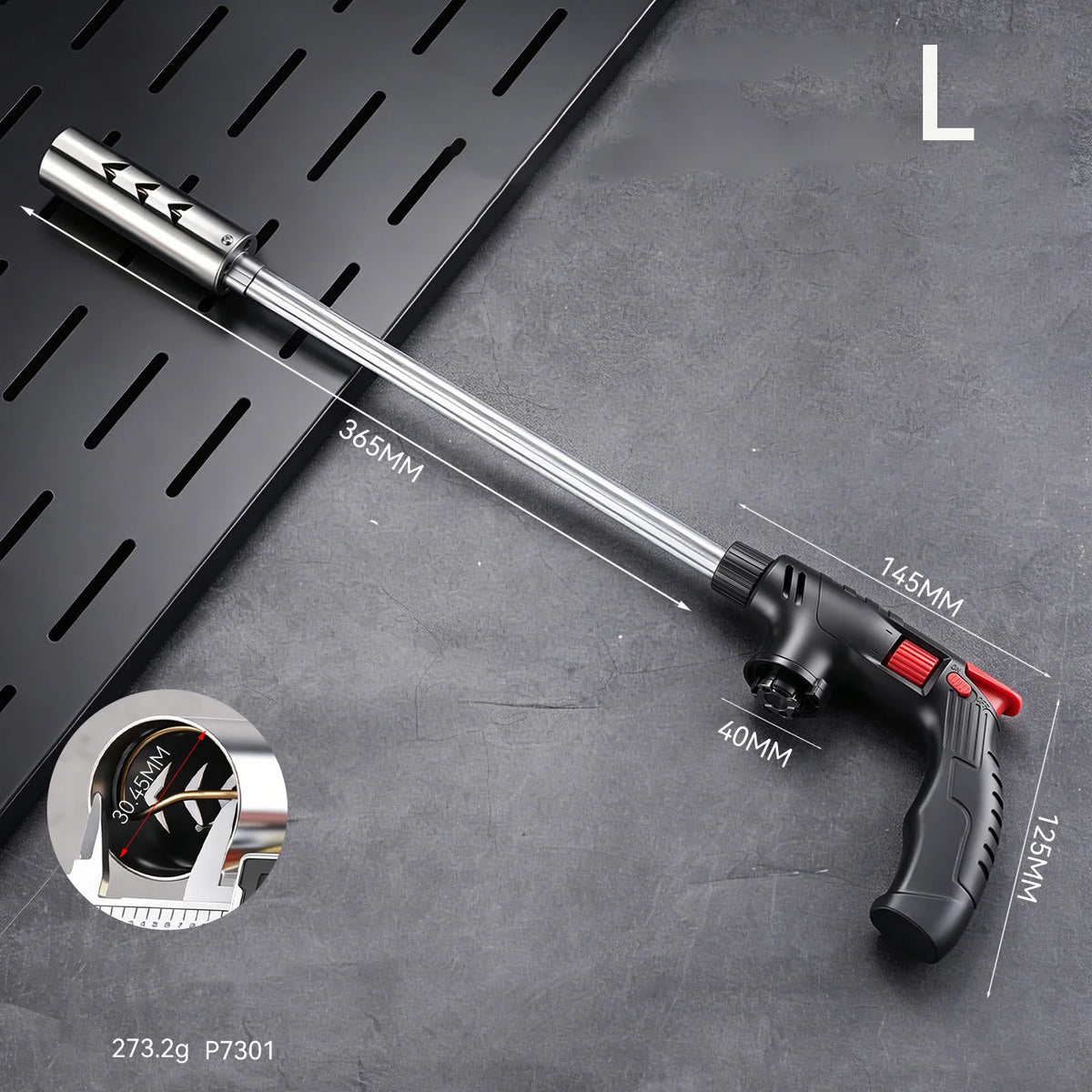 Extended Butane Torch Long Tube Gas Blow Torch For Outdoor Camping BBQ Soldering Welding Kitchen Cooking Hand Tool