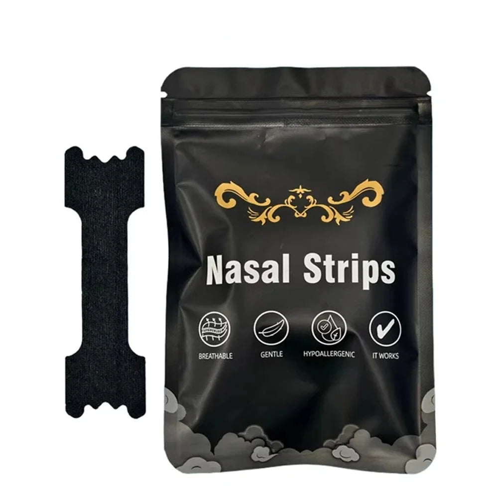 30PCS Enhanced Adhesion Sports Nasal Strips Breathable Comfortable Design Sleep Aid Non-Invasive Anti Snoring Nose Patch