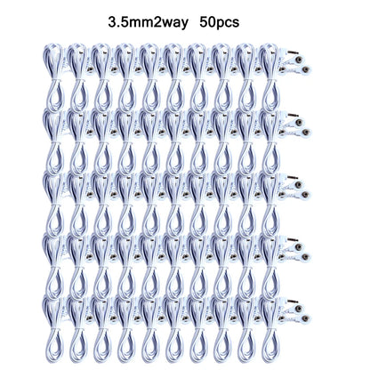 2/4 Way 3.5mm Button Tens Acupuncture Massager Cable Line Wire for Digital Tens Machine Electrical Nerve Muscle Stimulator