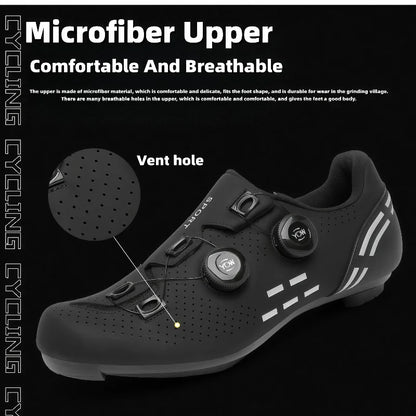 Cycling Shoes Men's Mountain Bike And Road Cycling Shoes,Lightweight And Breathable,Suitable For Speed Riding, Off-road, SPD-MTB