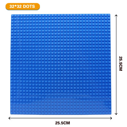 Classic Baseplate 32x32 16x32 16x16 Dots Building Blocks Bricks Base Plates DIY Plastic Board Building Blocks Construction Toys