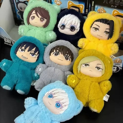2025 Eaki Jujutsu Kaisen Season 2 Cat Park Party Gojo Satoru Blind Box Plush Wrist Bag Pendant Model Collection Christmas gift