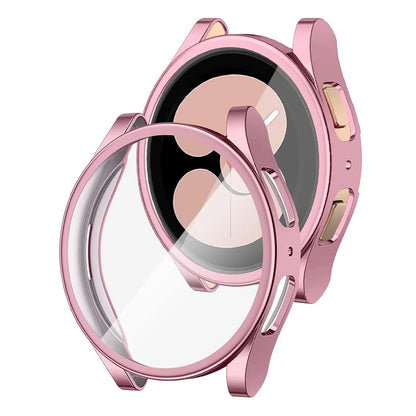 Watch Case for Samsung Galaxy Watch 4/5/6/7 40mm 44mm Screen Protector TPU All-Around Bumper Protective Cover ，Easy to install