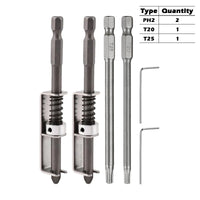 2x PH2 1x T20 1x T25