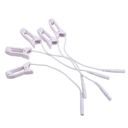 Ear Clip Machine Massager 2.0mm Plug Electrode Lead Wires Connecting Cables Sleeping Aids for Earclips