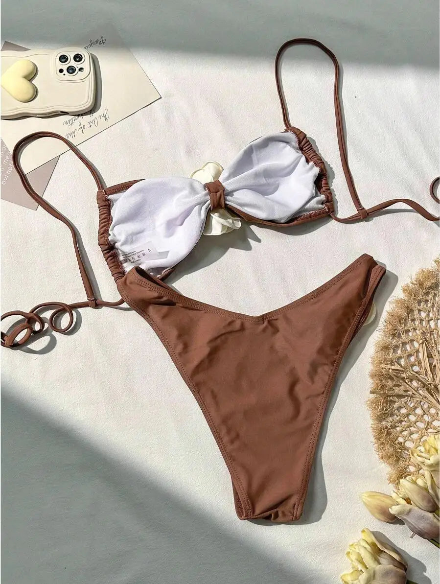 Sexy Bikinis 2026 Women's Swimwear Female Swimsuit For Swimming Wear Bathing Suits Brazilian Bikini Set Beachwear Pool Bather