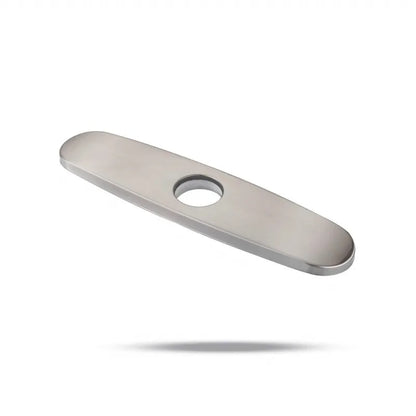 1PC Faucet Plate Hole Tap Cover Deck Plate Stainless Steel Bathroom Kitchen Sink For Most Single Hole Faucet