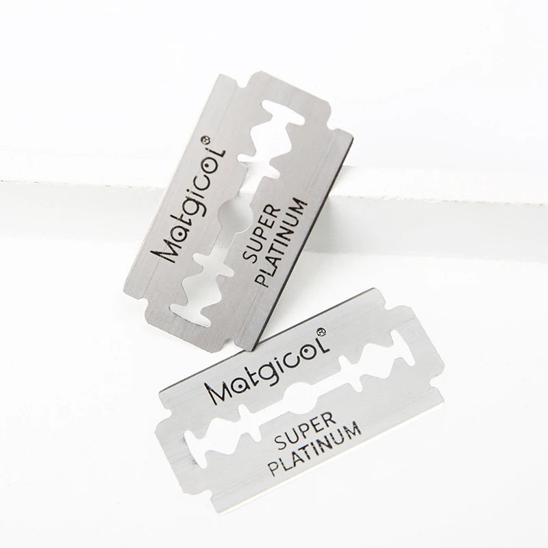 50/100/200 Count Double-sided Safety Razor Blade For Men Beard Shaving Razor Shaver Manual Razor Blade Shaving Tool ﻿