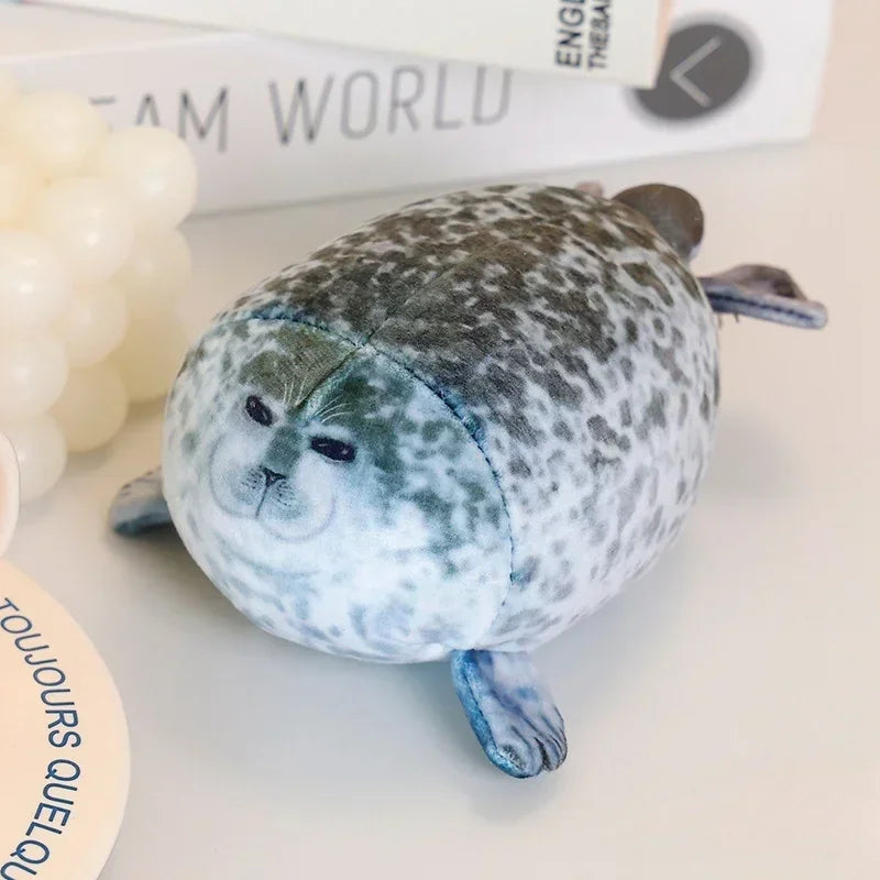 Simulation Giant  Sea Lion Plush Toys Soft Stuffed Animal Seal Pillow Real Life Appease Doll Cute Gift for Baby Kids