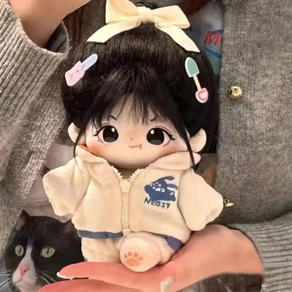 20cm Genuine Kawaii Idol Doll Plush Princess Dolls Stuffed Figure Toys Cotton Baby Plushies Toys Fans Collection Gifts