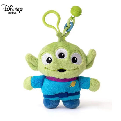 Genuine Disney Stitch Lotso Plush Toys Keychain Pendant Accessories Cute Cartoon Stuffed Doll Key Ring Toys Key Chain Gift
