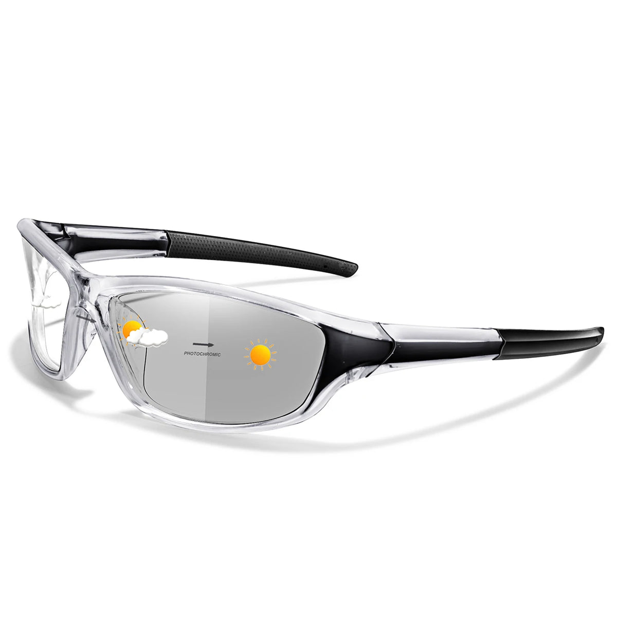 Photochromic Cycling Sunglasses Men Outdoor Sports Tactical Camouflage Goggles Vintage Driving Riding Fishing Windproof