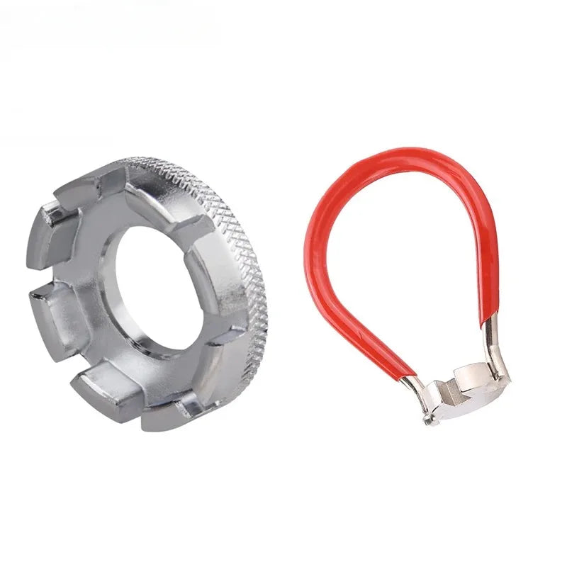 Multifunction Bicycle Spoke Wrench Wheel Rim Adjustment and Correction Tool for MTB Road Bike Cycling Maintenance Repair Tool