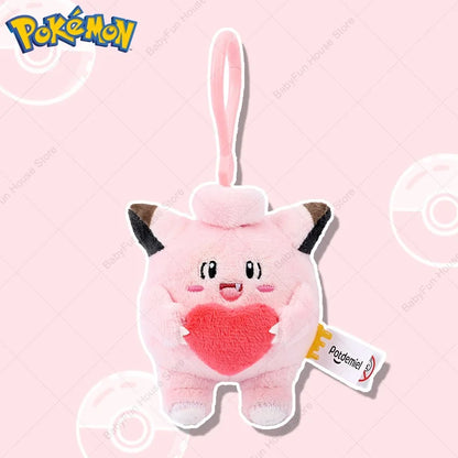 Original Pokemon Mimikyu Gengar Snorlax Umbreon Plush Toy Keychain Kawaii Espeon Jigglypuff Sprigatito Quaxly Peluche Dolls Gift