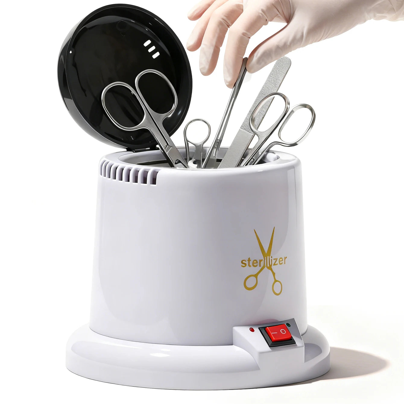 Nail Tool Sterilizer for Esthetician Sterilization Machine Metal Nail art Tools Haves Autoclave Sterilizers High Temperature