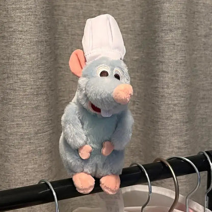 Cute Ratatouille Magnetic Plushie Detachable Shoulder Ornament for Cosplay Kawaii Christmas Gift Shoulder Plush Doll Decoration